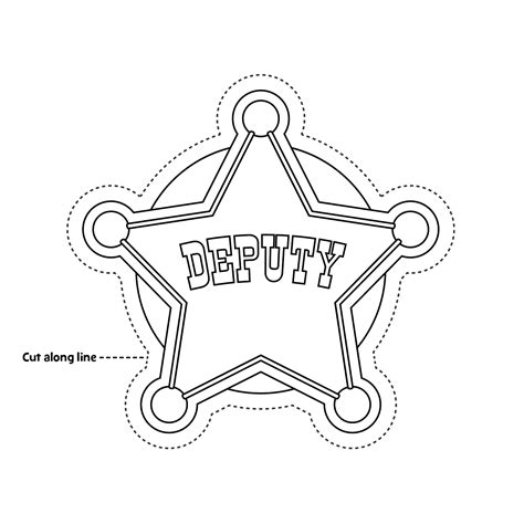 Free Printable Sheriff Badge Printable Templates