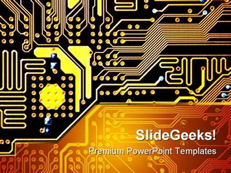 Circuit Board Computer Powerpoint Templates And Powerpoint Backgrounds