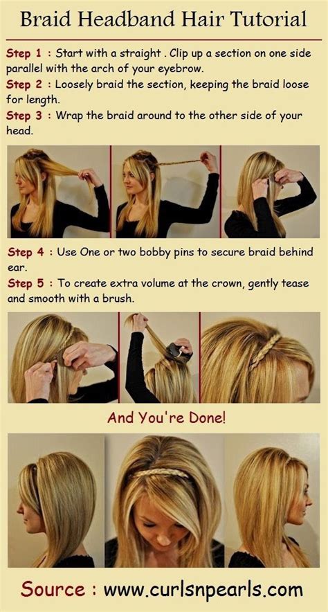 A bit of hairspray help maintain the loose pieces of hair well. Easy crown braid tutorial