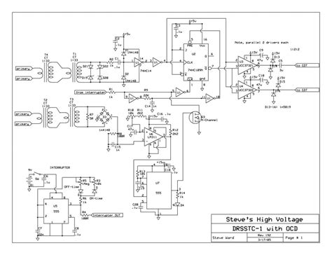 The method delivers low quality diagrams. DRSSTC circuit diagram | Waveguide