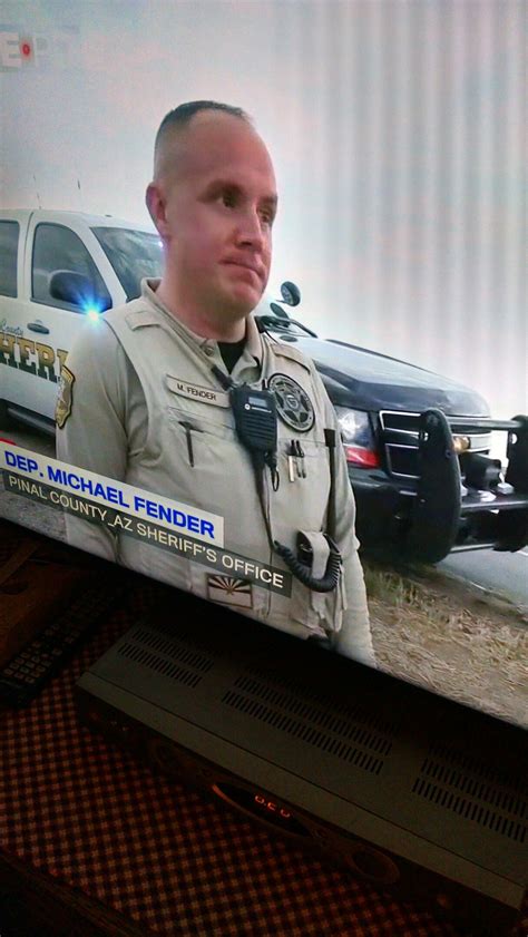 Pinal County Deputy Michael Fender Hot Cops Police Officer Classic Tv