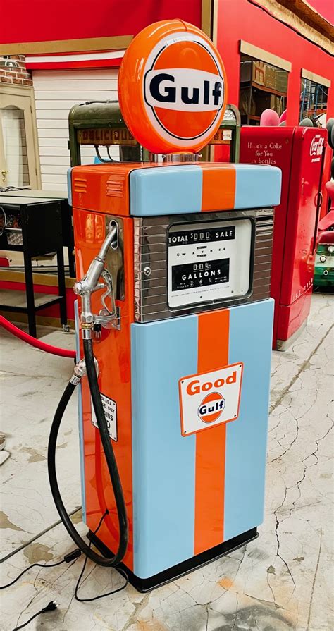 Gulf Wayne 505 Restored American Gas Pump From 1955