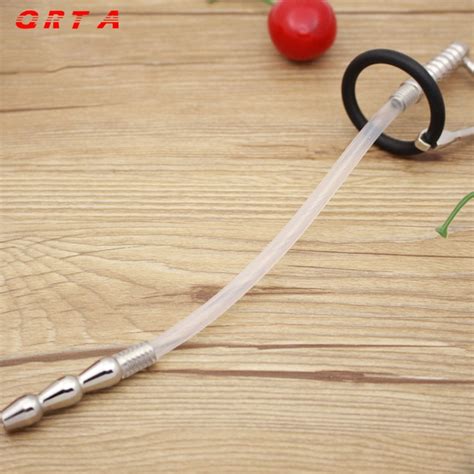 Sounding Huge Urethral Stretching Stainess Steel Penis Plug Catheter Male Chastity Device