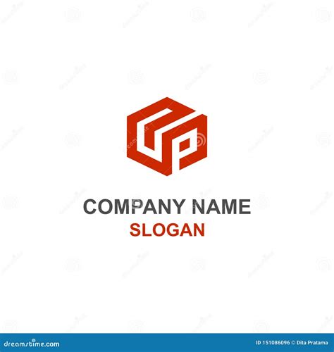 Letter Pcg Cube Logo Design Royalty Free Stock Image Cartoondealer