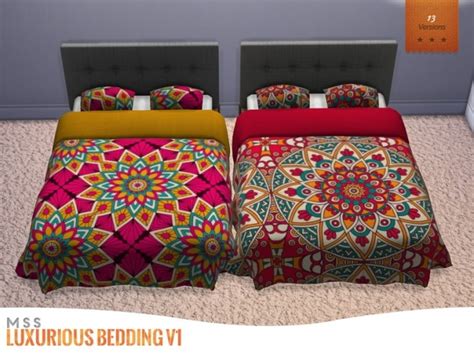 Luxurious Bedding V1 By Midnightskysims At Simsworkshop Sims 4 Updates