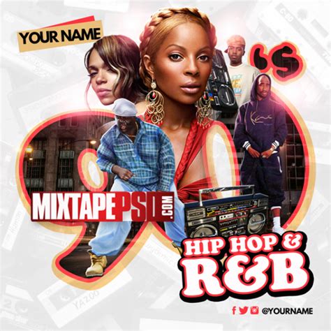 Mixtape Template 90s Hip Hop And Rnb Best Graphic Designs