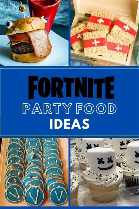 Fortnite Party Food Ideas Party With Unicorns