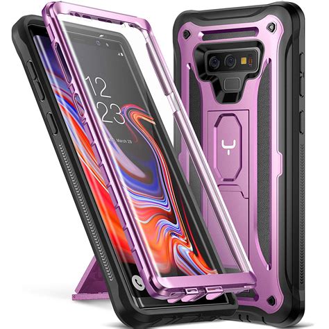 Youmaker Kickstand Case For Galaxy Note 9 Full Body With Built In Screen Protector Heavy Duty