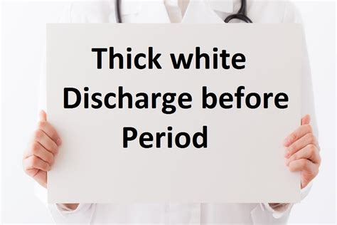 Dear sir, im 29 week pregnant from xxxxxxx 2 days white discharge is more.please let me know if this needs immediate attention or is normal during pregnancy.doctor also suggested. is Thick White Discharge a Sign of Period Coming ...