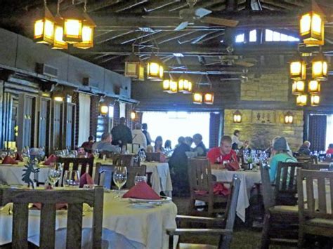 This inviting and rustic room displays paintings of the canyon created by local artists. El Tovar restaurant - Picture of El Tovar Lodge Dining ...