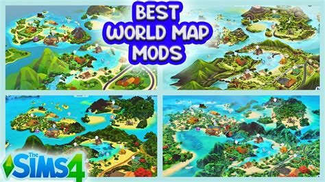 The Sims 4 World Map Map Of World