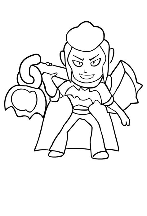 Mortis reaps the life essence of brawler he defeats, restoring 1400 of his health. Mortis from Brawl Stars coloring page in 2020 | Star ...