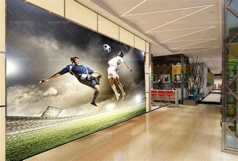 Football Sports Mural B15985492 Best Quality Customize Wallpaper