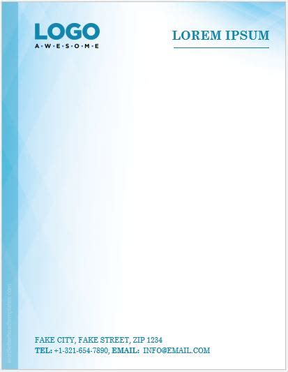 The letterhead of the company is unique for each company. 5 Word Letterhead Templates for Small Business | Microsoft Word Letterhead Templates