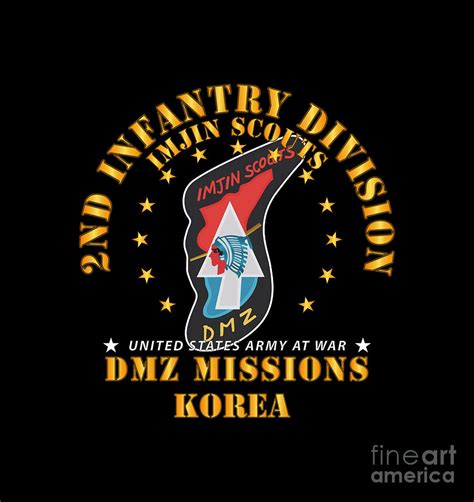 Army 2nd Infantry Division Imjin Scout Dmz Missions Digital Art By