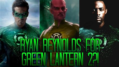 Ryan Reynolds For Green Lantern 2justice League Movie More