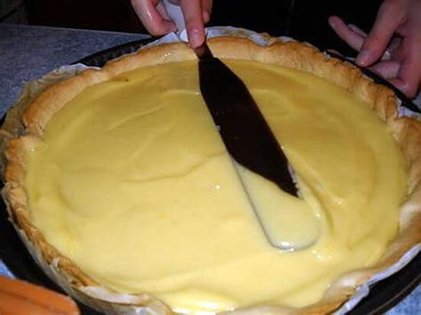 recette de crème pour fond de tarte tres facile