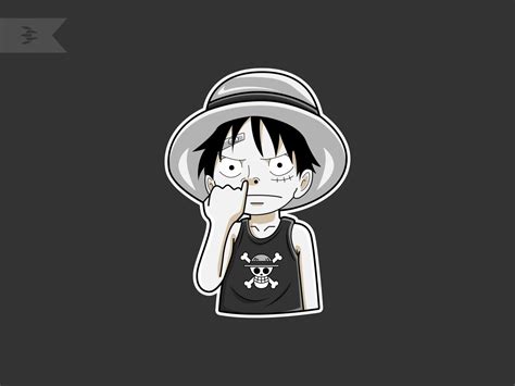 Dribbble Luffy One Piecepng By Bechance