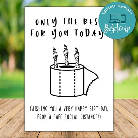 We know you're out of ideas, so we came up with some great ones to help. Happy Birthday Wishes During Quarantine Time Card ...