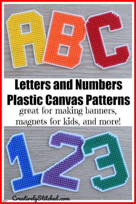 Plastic Canvas Alphabet Pattern And Numbers Bundle 26 Etsy Plastic