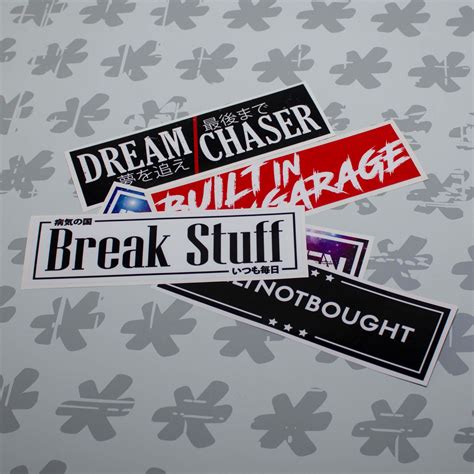 Classic Slaps Slap Sticker Pack Five Decals With Free Etsy Uk