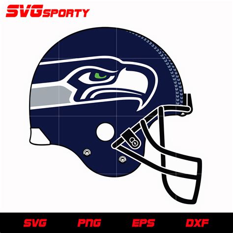 Seattle Seahawks Helmet Svg Nfl Svg Eps Dxf Png Digital File Svg