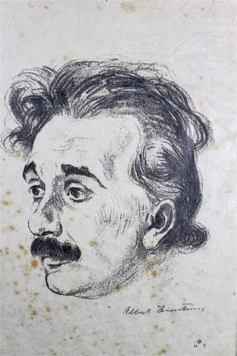 Lot Detail Albert Einstein Rare Signed And Framed Ltd Ed Art Print