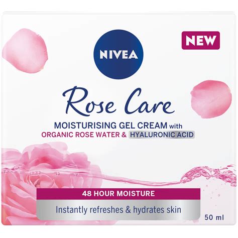 Nivea Rose Care Moisturising Gel Cream 50ml