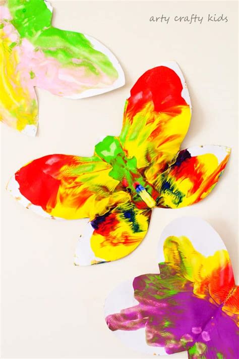 Easy Butterfly Kids Art Arty Crafty Kids