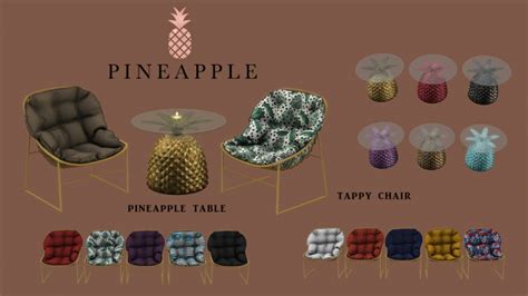 Pineapple Set P At Leo Sims Sims 4 Updates