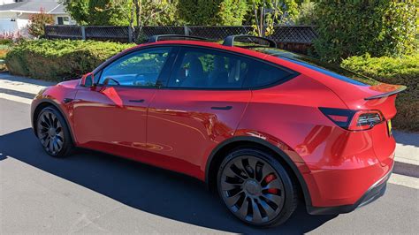 2022 Tesla Model Y Performance Redwhite Tesla Motors Club