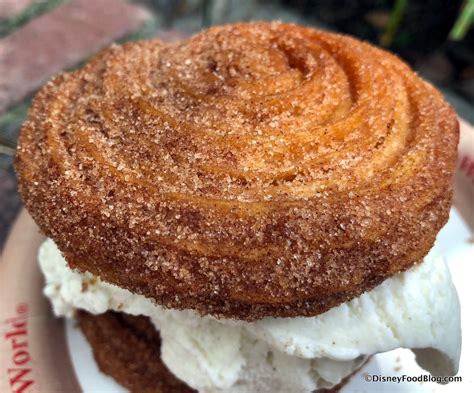 Churro Ice Cream Sandwich Now At Disney World