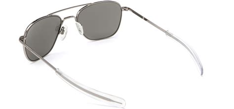 Randolph Aviator Sunglasses Af095 Af145 Af045 Gunmetal With American Gray Lens Flight Sunglasses