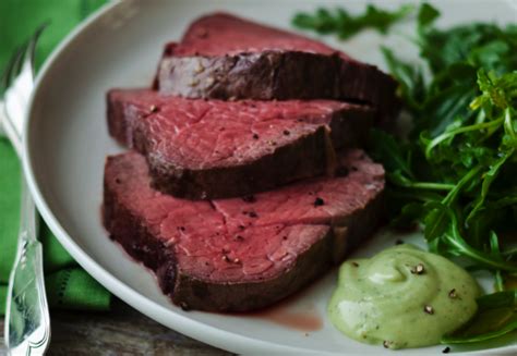 Rep and cooking time does. Beef Fillet With Basil Mayonnaise Recipe | Slow roasted ...