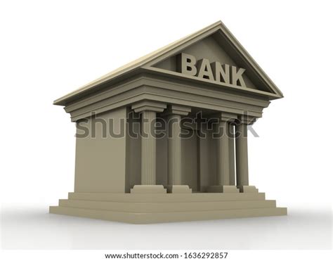 3d Rendering Build Bank Stock Illustration 1636292857 Shutterstock