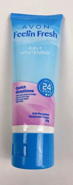 Avon Feelin Fresh 4 1 Whitening Deodorant Cream Quelch Glutathione 60g