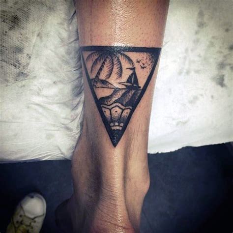 90 Triangle Tattoo Designs For Men Manly Ink Ideas