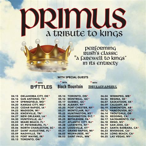 Primus Announce Spring 2022 Leg Of A Tribute To Kings Tour Metal