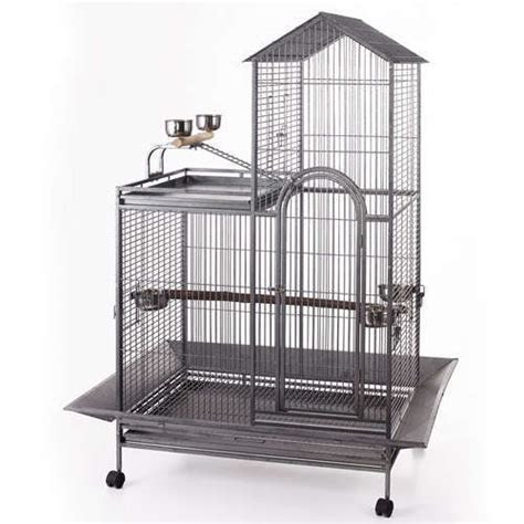 The tournament ends as soon as the clock hits 5 hours of play. Deluxe Parrot Combo Bird Aviary Cage with Play Top - Flyline