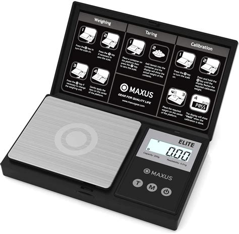 Maxus Elite Digital Scale 200 Gram Capacity X 01 Gram Resolution