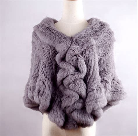 new 100 real knitted rabbit fur vest gilet waistcoat coat jacket fashion
