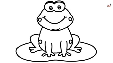 How To Draw A Cute Frog For Kids How To Draw A Frog How To Draw