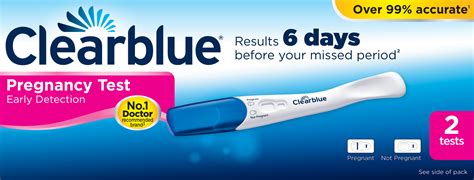 Clearblue® advanced digital ovulation test works differently to other ovulation tests as it is designed to detect 2 hormones, estrogen and lh. 2 Clearblue Pregnancy Tests 6 Days Early Detection Testing ...