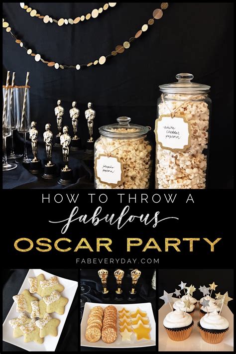 Seeing Stars Throw A Fabulous Hollywood Themed Oscar Watch Party Fab