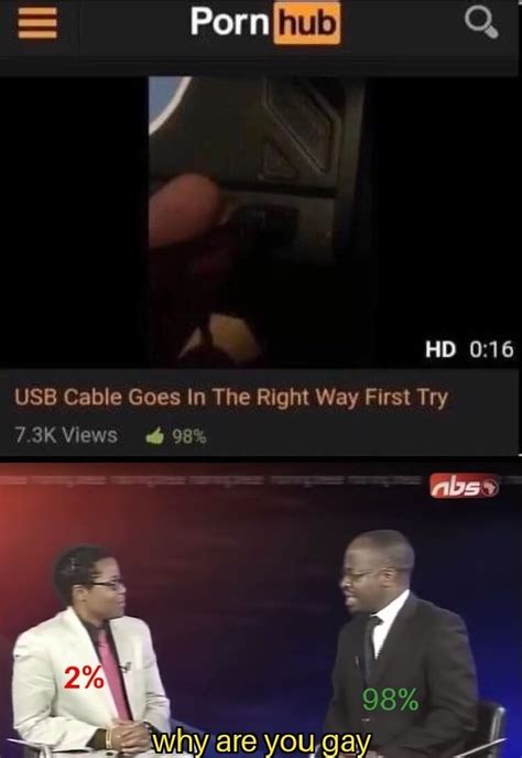 porn hub hd 016 usb cable goes in the right wa memegine