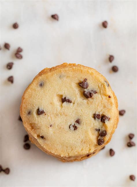 Chocolate Chip Shortbread Cookies Recipe Dinner Then Dessert