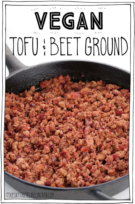 Vegan Tofu And Beet Ground Recipe Cart
