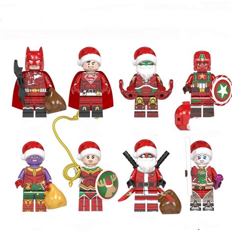 Christmas Sets 2020 Super Heroes Santa Claus Minifigures Lego