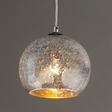 Mini Crackled Mercury Bowl Pendant Light Glas Pendelleuchten