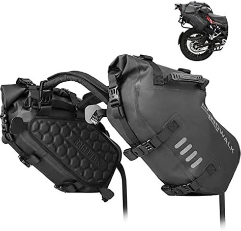 Rhinowalk Motorcycle Saddle Bags Waterproof Anti Vibration Motor Side Bags Shoulder Bag